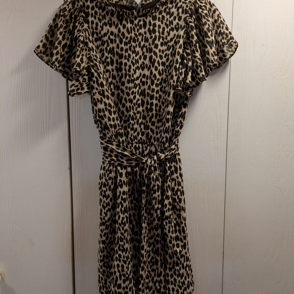 LOFT Leopard Print Dress